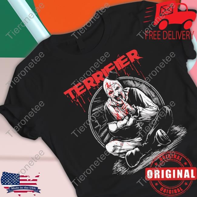Terror Threads Merch Official Terrifier Hush Little Baby Tee