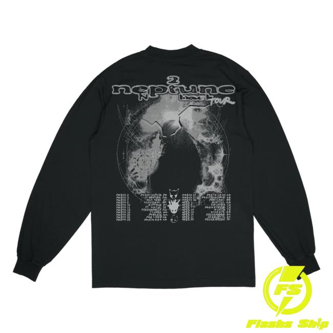 Sincerely Lucki Merch SincerelyLucki 2Neptune Tour - Dark Space Long Sleeve Hot Shirt Deadboylife