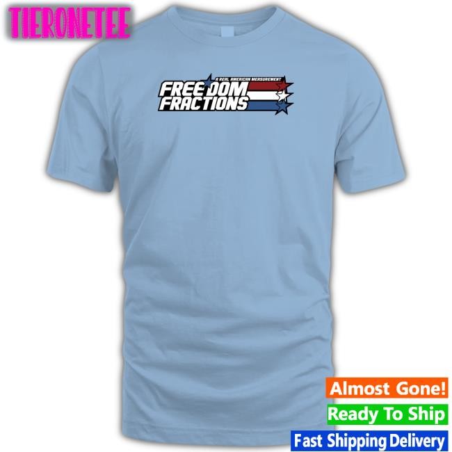 Bunkerbranding The Fat Electrician Merch A Real American Measurement Freedom Fractions T Shirt