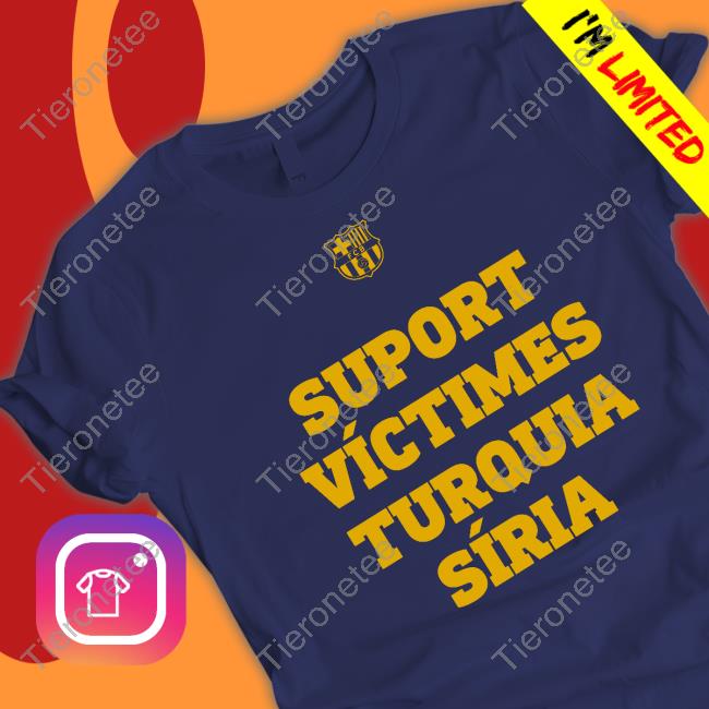 Official Suport Víctimes Turquia Síria T-Shirt