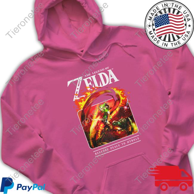 Official The Legend Of Zelda Restore Peace To Hyrule Shirt