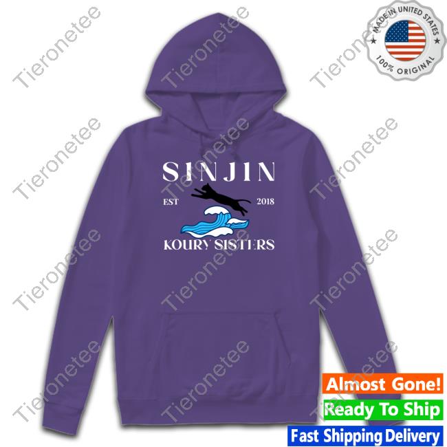 Sinjin Drowning Merch Cat Sinjin Koury Sisters Est 2018 Tee Shirt