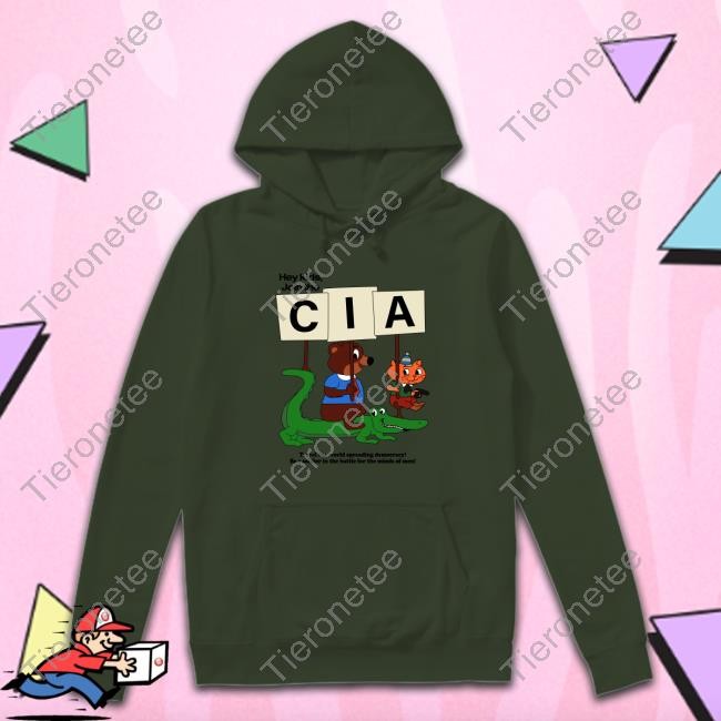 Hey Kids Join The Cia. Long Sleeve Tee Shirt Hey Kids Join The Cia. ShirtHey Kids Join The Cia. Tee