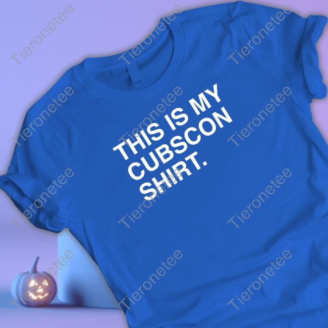 Chicago Cubs Store Merch Shop Obvious Shirts This Is My Cubscon Tshirt Chicagocubs