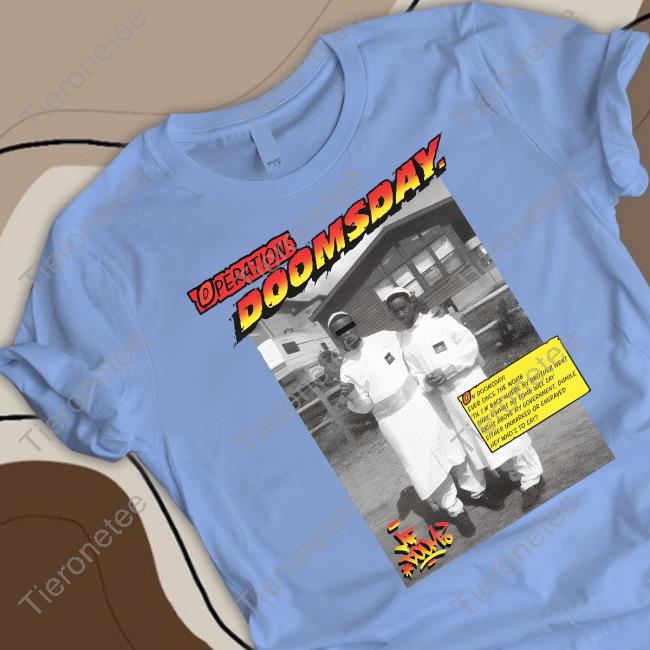 Official Mf Doom Merch Operation Doomsday Shirt Gasdrawls