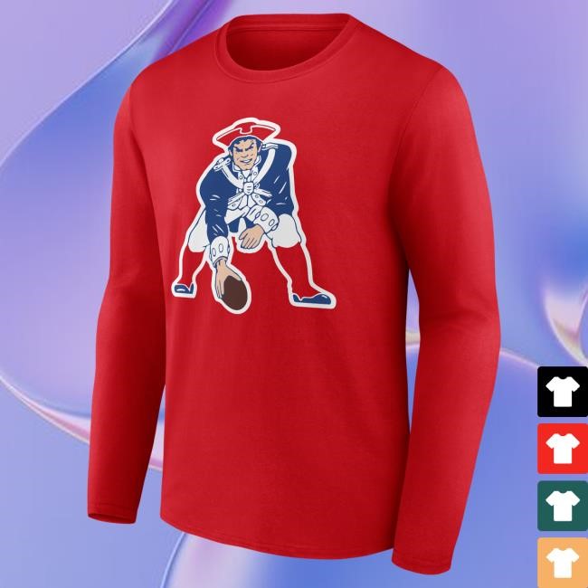 New England Patriots NFL Football NFL Drake Maye Red Long Sleeve