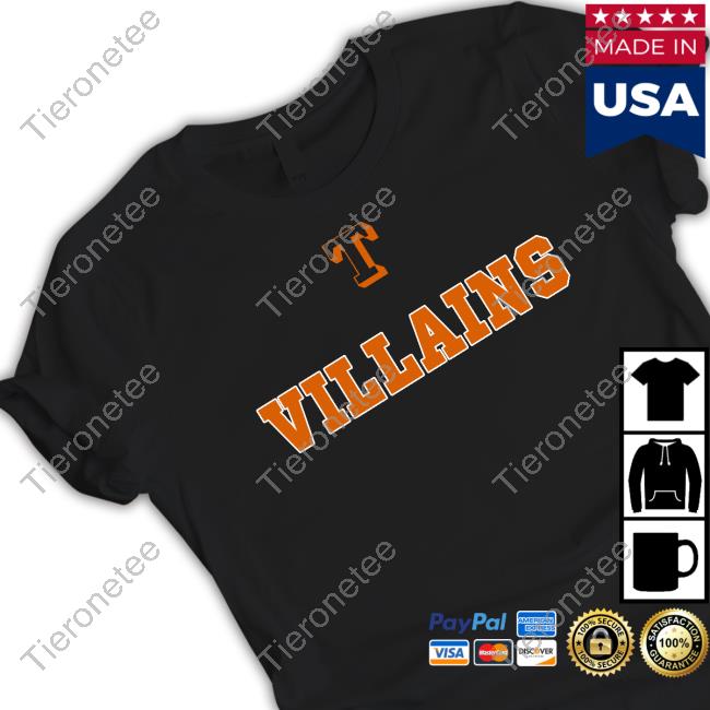 Custom Ink Merch Villains Hoodie