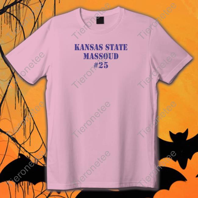Kansas State Massoud #25 T Shirt
