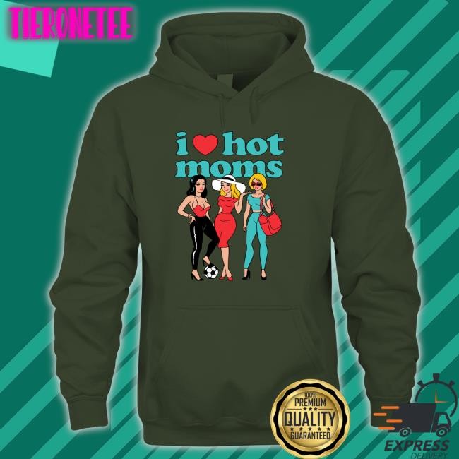 Danny Duncan Merch I Heart Hot Moms Group Sand Tee Dannyduncan69