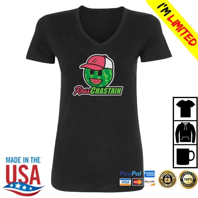 Ross Chastain Women's Manny the Melon Man Shirts Trackhouse Racing Team Official
