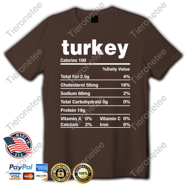 Turkey Calories 100 Shirts