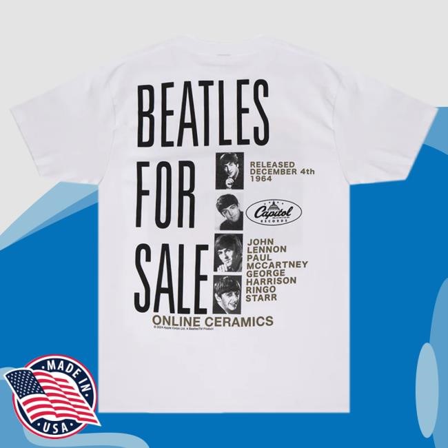 Beatles For Sale T-Shirt The Beatles Official Merchandise