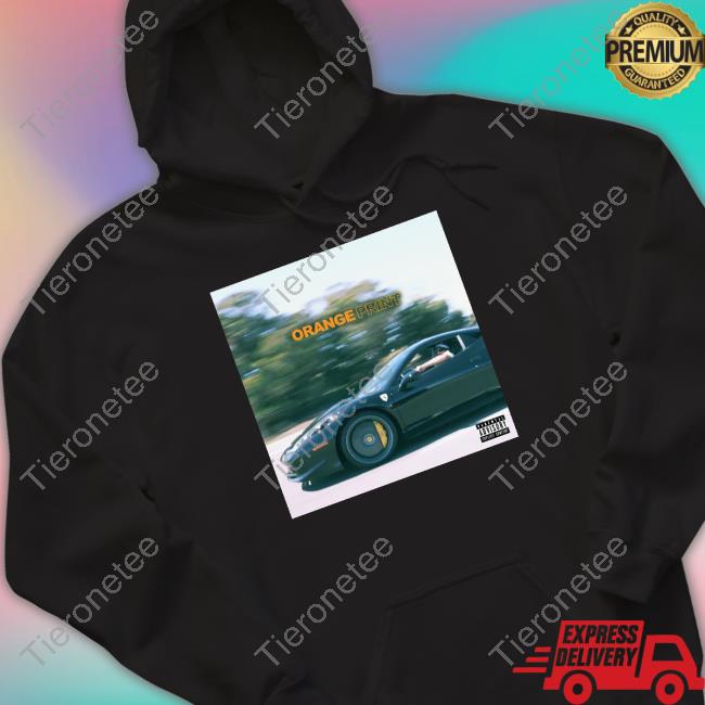 Official Larry June Merch Orange Print Album Tee