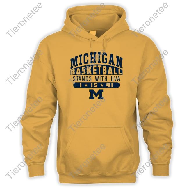 Michigan Basketball Stands With Uva Chandler Davis Jr Perry Tee