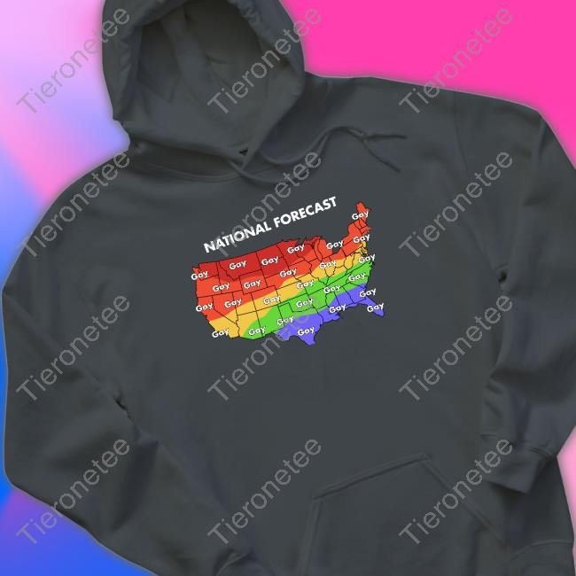 National Forecast Gay Gay Gay Long Sleeve Tee Shirt