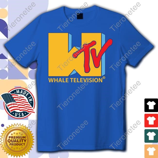 Whale TV Tee Shirt Whale x Music TV