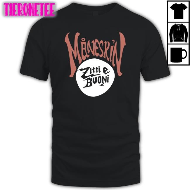Maneskin Merch Måneskin Zitti E Buoni Long Sleeve