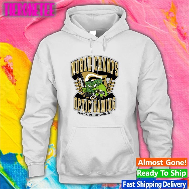 Optic Gaming Merch Hcs World Champions T Shirt Opticgaming World Champs Optic Gaming Seattle Wa October 2022 Optic Hecz