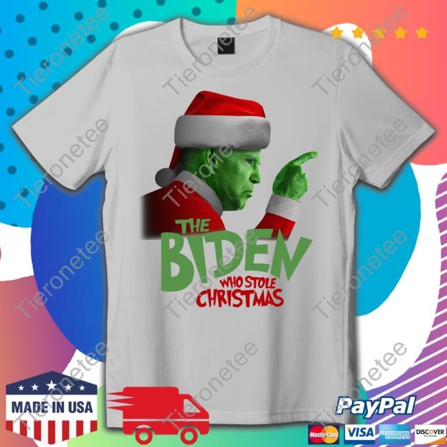 Grinch The Biden Who Stole Christmas Sweatshirt