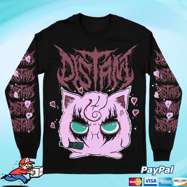 Official Rising Merch Store Shop Distant Band Jiggly Long Sleeve T Shirt Risingmerch