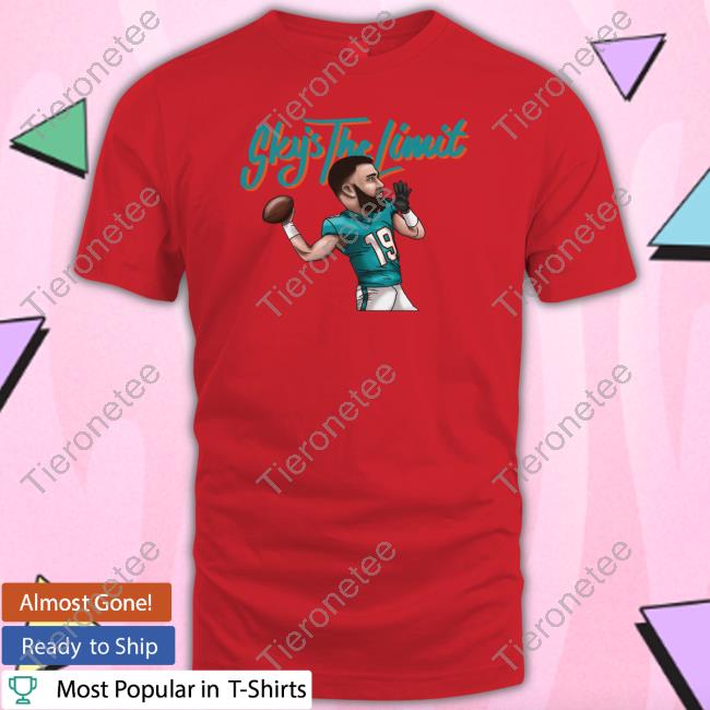 Skylar Thompson Merch Skylar Thompson Sky's The Limit Hooded Sweatshirt