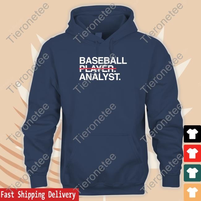 Baseball Player Analyst Hooded Sweatshirt