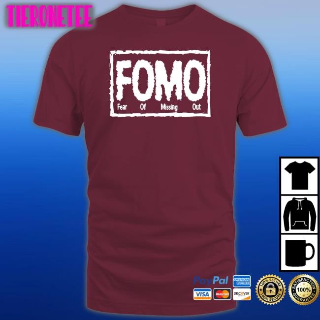 Fomo Fear Of Missing Out Shirt Streamlabs Merch Destiny Fomo