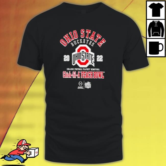 Ohio State Buckeyes CFP Semifinals Chick-fil-A Peach Bowl Bound 2022 Hoodie