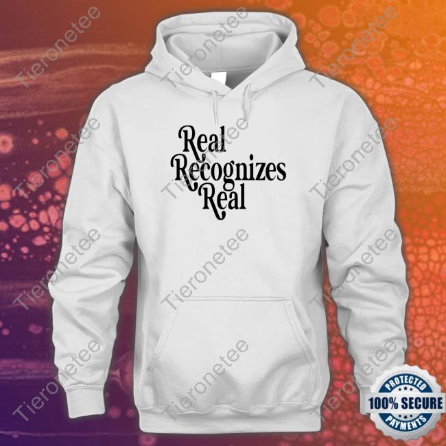 Giggly Squad Merch Real Recognizes Real White Sweatshirt