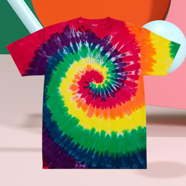 Official Yujin Clothing Amor Tie Dye T-Shirts Classic Rainbow Tie-Dye