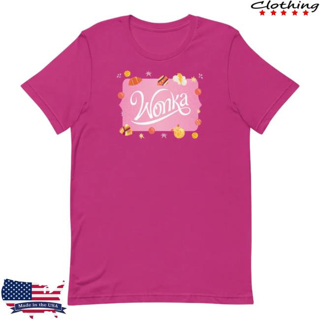 Wonka 2023 Merchandise Wonka Pink Banner Tee