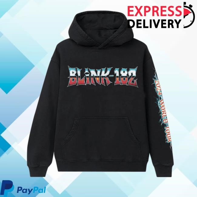 World Tour Hoodie - Blink-182 Official Store: Shop Merchandise