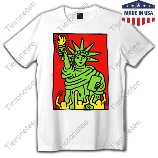 SPRZ NY Keith Haring New York Statue of Liberty Hoodie
