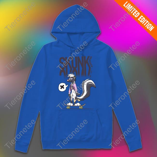 Official Skooshed Merch Skate Skunk Shirt