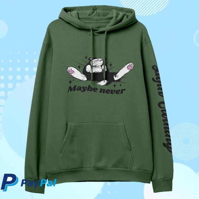 Yujin Clothing Maybe Never Crew neck Sweatshirt Green