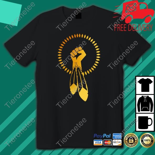 N8v Movement Gold Metallic On Shirts