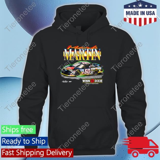 Mark Anthony Martin Archive 1994 Winn-Dixie Ford Thunderbird Hoodies Markmartin