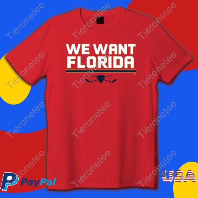 Official Breakingt Merch We Want Florida Shirt