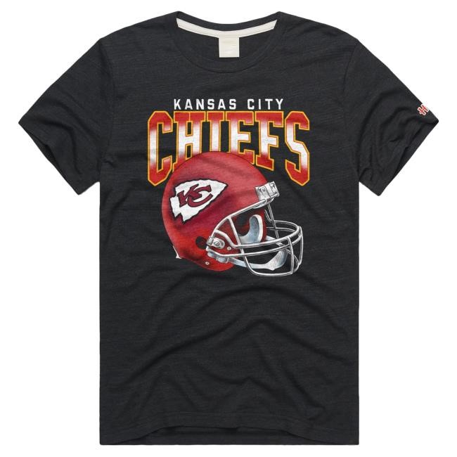 Kansas City Chiefs Gradient Helmet T Shirt Homage | Kansas City Chiefs Official | NFL Football