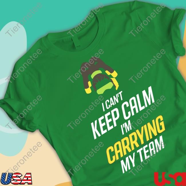 I Can't Keep Calm I'm Carrying My Team Shirt Frogger