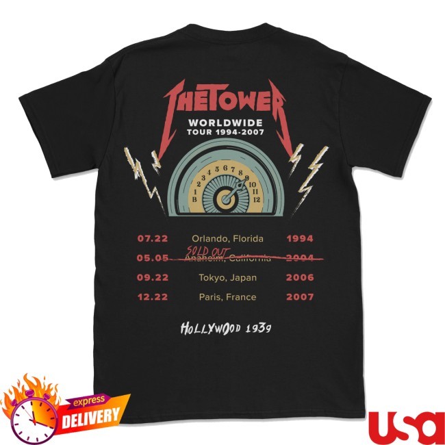 The Lost Bros The Tower Tour New T-Shirt The Lost Bros Merch