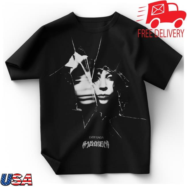 Shattered Photo Tee Shirt Lady Gaga Merch Shop