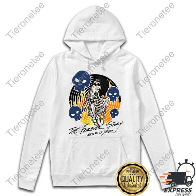 Jid Merch Skeleton The Forever Story Never Is Forever Hooded Sweatshirt