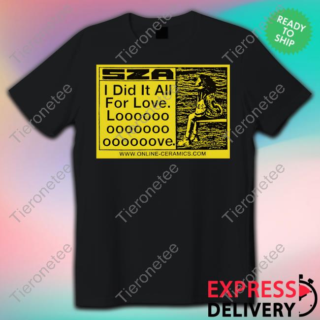 Txdxe Merch Sza All For Love Tour Shirts