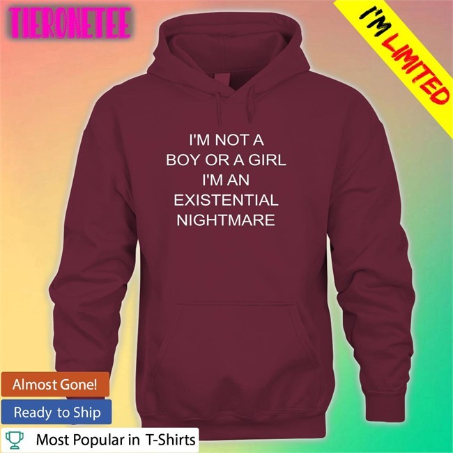Shirts That Go Hard Shirtsthtgohard I'm Not A Boy Or A Girl I'm An Existential Nightmare Shirt