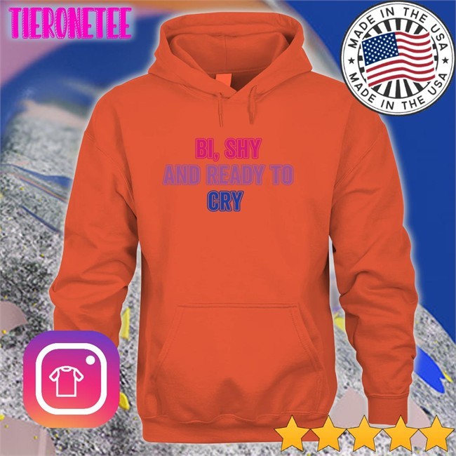 Bi Shy And Ready To Cry Baseball Sleeve Tee Secretkiwis Guiltipanda