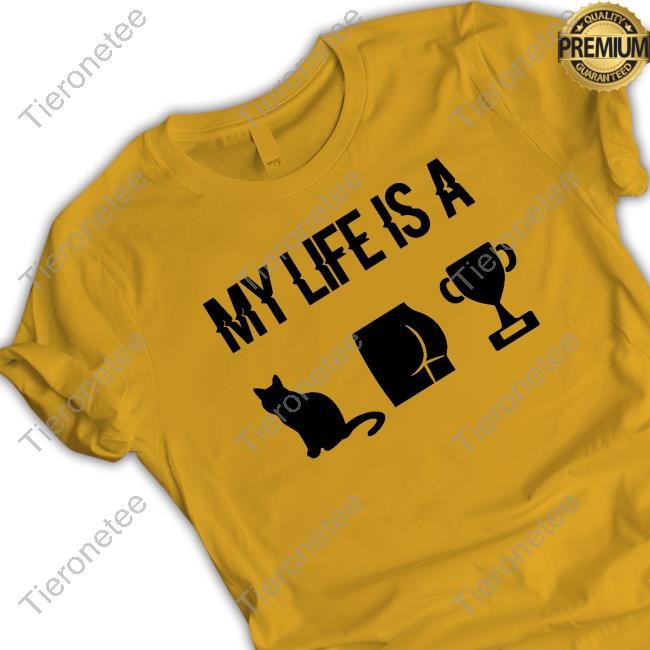 My Life Is A Cat Ass Cup Hooded Sweatshirt PB DustBunny