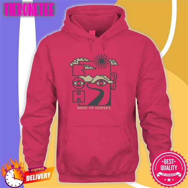 I See You Clouds Hooded Sweatshirt Band Of Horses Merch