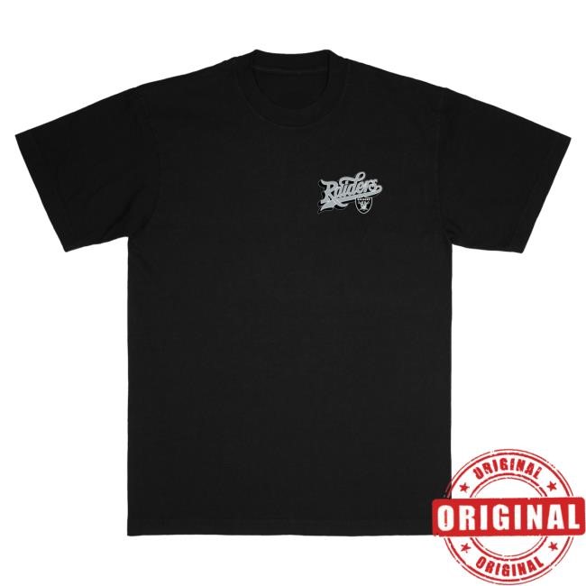 Unisex Las Vegas Raiders Born x Raised Black Pro Script Shirt NFL Shop Store
