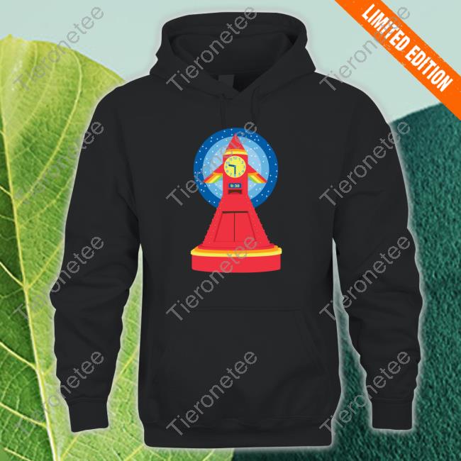 Rocket Clock Adult T Shirt